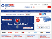 Tablet Screenshot of easylocks.co.uk